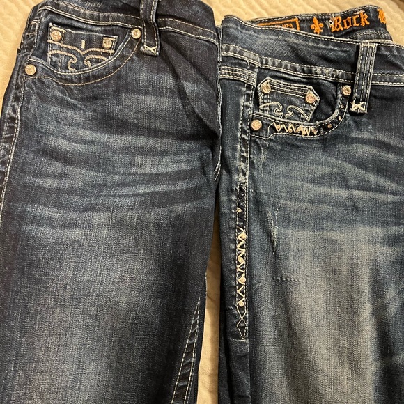 Lot of 2-Size 29 Rock Revival Easy Skinny Jeans - Picture 6 of 8